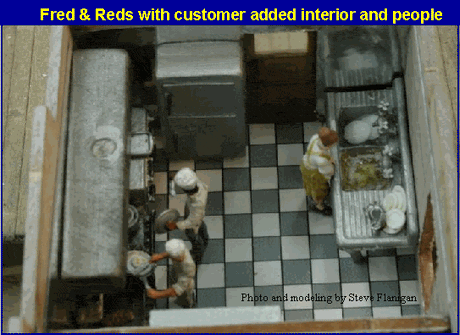 Blair Line MODEL TRAINS Blair Line HO Fred & Red's Hamburgers Kit