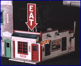 Blair Line MODEL TRAINS Blair Line HO Fred & Red's Hamburgers Kit