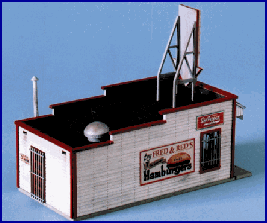 Blair Line MODEL TRAINS Blair Line HO Fred & Red's Hamburgers Kit