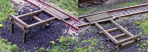 Blair Line MODEL TRAINS Blair Line HO Handcar Set-Off Laser-Cut Wood Kit - Pkg. (3)