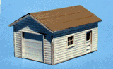 Blair Line MODEL TRAINS Blair Line HO One-Car Garage Laser-Cut Wood Kit