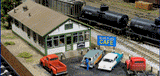 Blair Line MODEL TRAINS Blair Line HO Santa Fe 6-Room Section House Kit