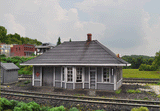 Blair Line MODEL TRAINS Blair Line HO Walnut Grove Depot Laser-Cut Wood Kit