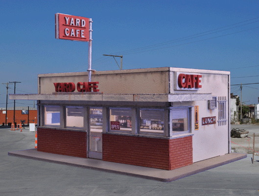 Blair Line MODEL TRAINS Blair Line HO Yard Cafe Laser-Cut Wood Kit