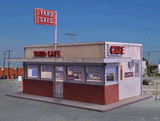 Blair Line MODEL TRAINS Blair Line HO Yard Cafe Laser-Cut Wood Kit