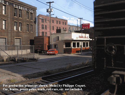 Blair Line MODEL TRAINS Blair Line HO Yard Cafe Laser-Cut Wood Kit