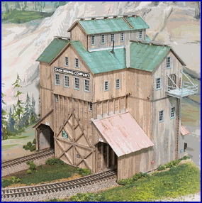 Blair Line MODEL TRAINS Blair Line N Cash Mine Works Ore House Kit