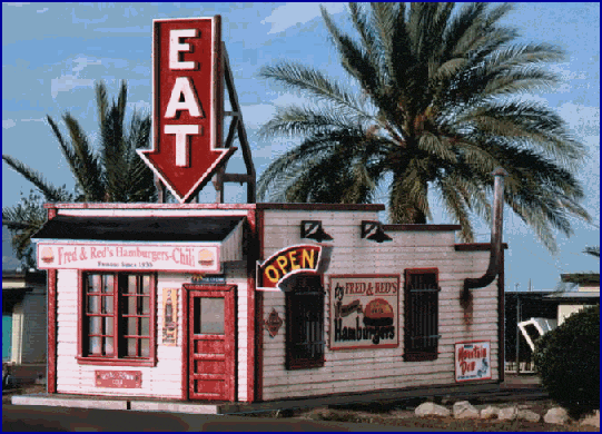 Blair Line MODEL TRAINS Blair Line N Fred & Red's Hamburgers Kit
