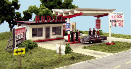 Blair Line MODEL TRAINS Blair Line N Hudson Oil Gas Station Kit