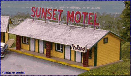 Blair Line MODEL TRAINS Blair Line N Sunset Motel Kit