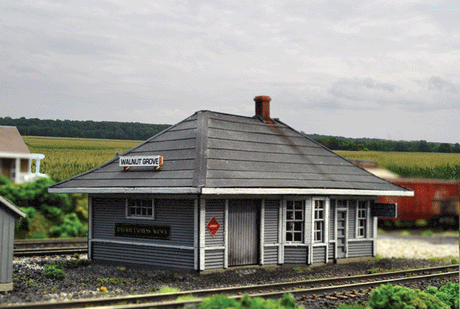 Blair Line MODEL TRAINS Blair Line N Walnut Grove Depot Kit