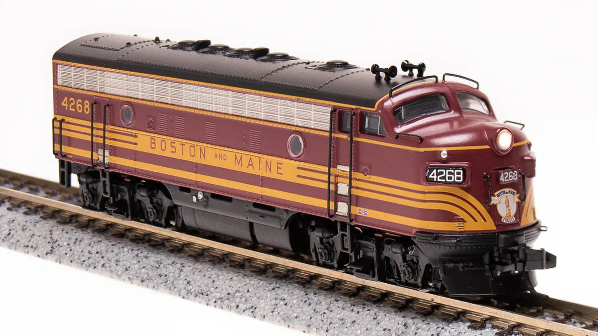 Broadway Limited Imports Diesel - 4 Axle BLI 6871 N Scale EMD F7A Diesel Boston & Maine B&M 4268A Paragon4 DCC