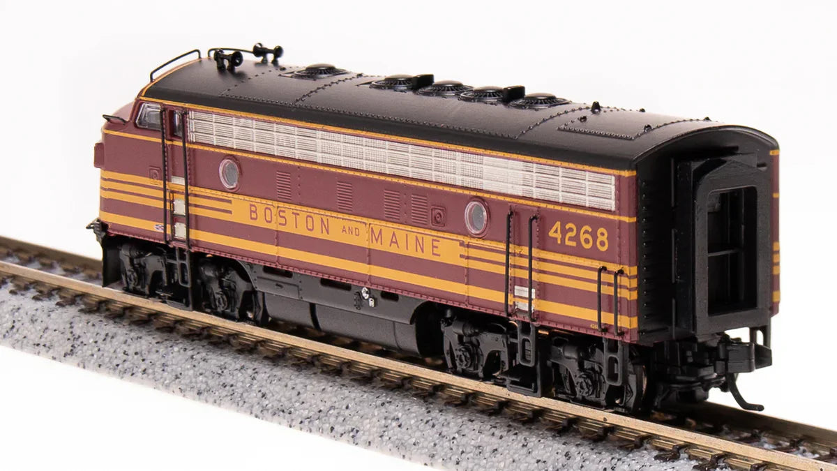 Broadway Limited Imports Diesel - 4 Axle BLI 6871 N Scale EMD F7A Diesel Boston & Maine B&M 4268A Paragon4 DCC