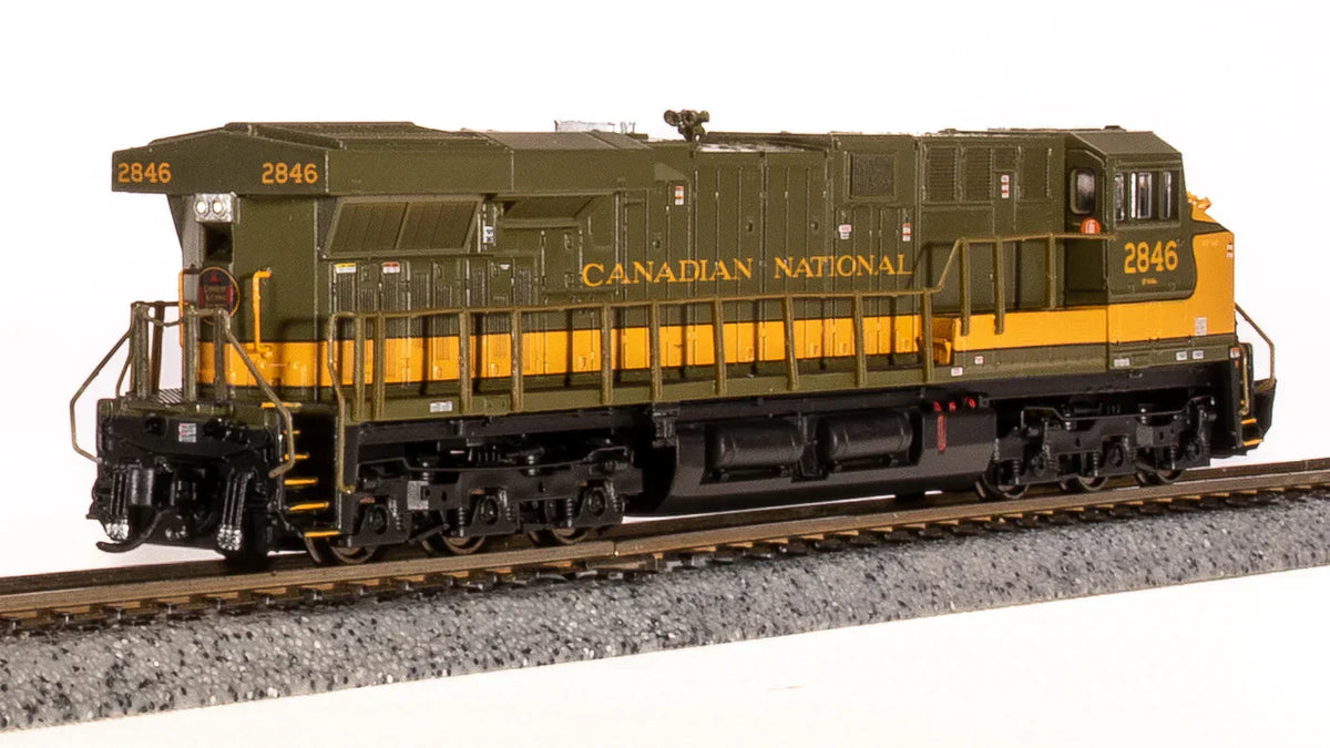 Broadway Limited Imports Diesel - 6 Axle BLI 7307 N Scale GE ES44AC Diesel Canadian National "Fantasy" CN 2846 Paragon4 DCC