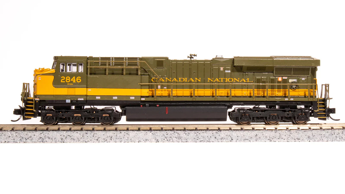 Broadway Limited Imports Diesel - 6 Axle BLI 7307 N Scale GE ES44AC Diesel Canadian National "Fantasy" CN 2846 Paragon4 DCC