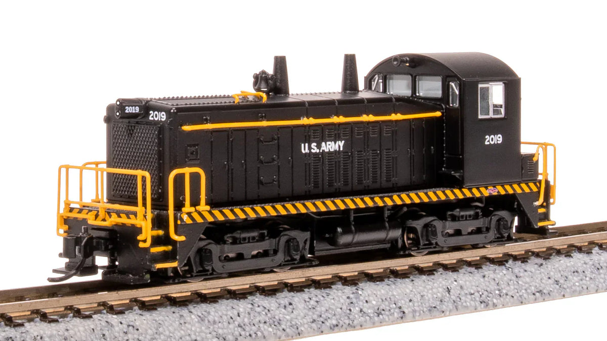 Broadway Limited Imports Diesel - Four Axle BLI 7527 N Scale EMD SW7 Diesel US Army 2034 Paragon4 DCC