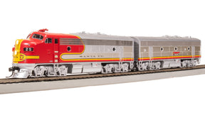 Broadway Limited Imports Diesel - Four Axle BLI 8160 HO Scale EMD F3A F3B Set Santa Fe Warbonnet ATSF 25L/25A Paragon4