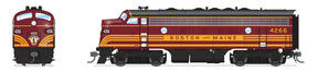 Broadway Limited Imports Diesel - Four Axle BLI 8302 HO Scale EMD F7A Boston & Maine B&M 4266 Stealth - DC