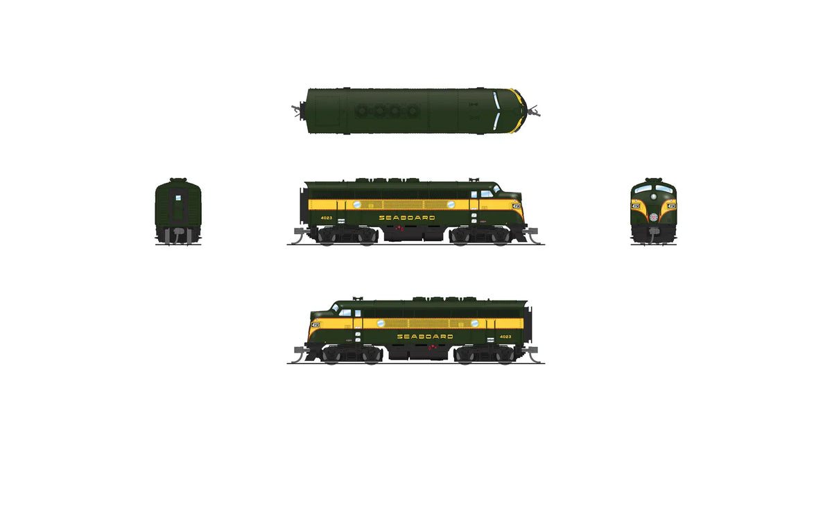 Broadway Limited Imports Diesel - Four Axle BLI 9211 N Scale EMD Diesel F3A Seaboard Air Line SAL 4023 Paragon4 (Sound/DC/DCC)