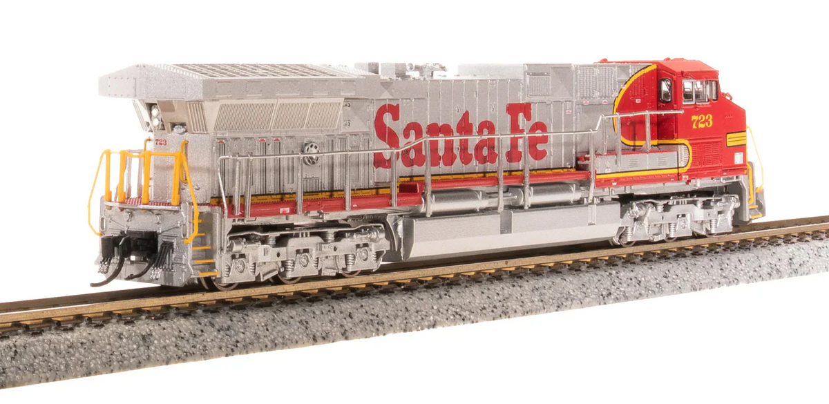 Broadway Limited Imports Diesel - Six Axle BLI 8586 N Scale GE AC6000 Diesel Santa Fe ATSF 723 Paragon4 (Fantasy Warbonnet)