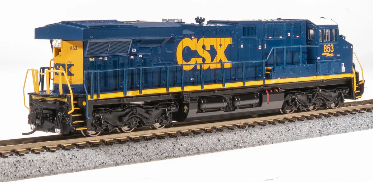 Broadway Limited Imports Diesel - Six Axle BLI 8617 N Scale GE ES44AC Diesel CSX 853 Paragon4 (YN3 Dark Future Paint)