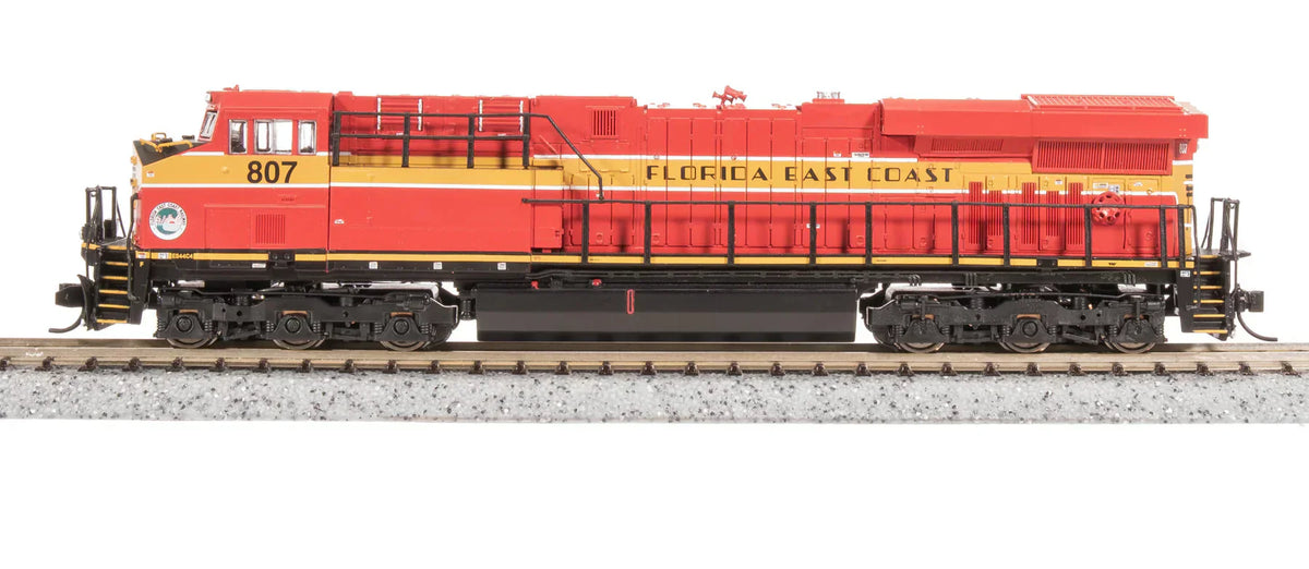 Broadway Limited Imports Diesel - Six Axle BLI 8621 N Scale GE ES44AC Diesel Florida East Coast FEC 816 Paragon4