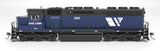 Broadway Limited Imports Diesel - Six Axle BLI 9818 HO Scale EMD SD45 Montana Rail Link MRL 368 Stealth DC (2000-2015 W Logo)