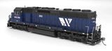 Broadway Limited Imports Diesel - Six Axle BLI 9818 HO Scale EMD SD45 Montana Rail Link MRL 368 Stealth DC (2000-2015 W Logo)