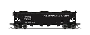Broadway Limited Imports Open Hopper Broadway Limited Imports 7426 N Scale 70 Ton H7-13 Hopper C&O 4 Pack A