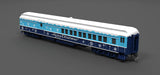 Broadway Limited Imports Passenger - Combine BLI 9745 HO Scale Coach-Baggage Combine Holiday-Themed (Blue & White)