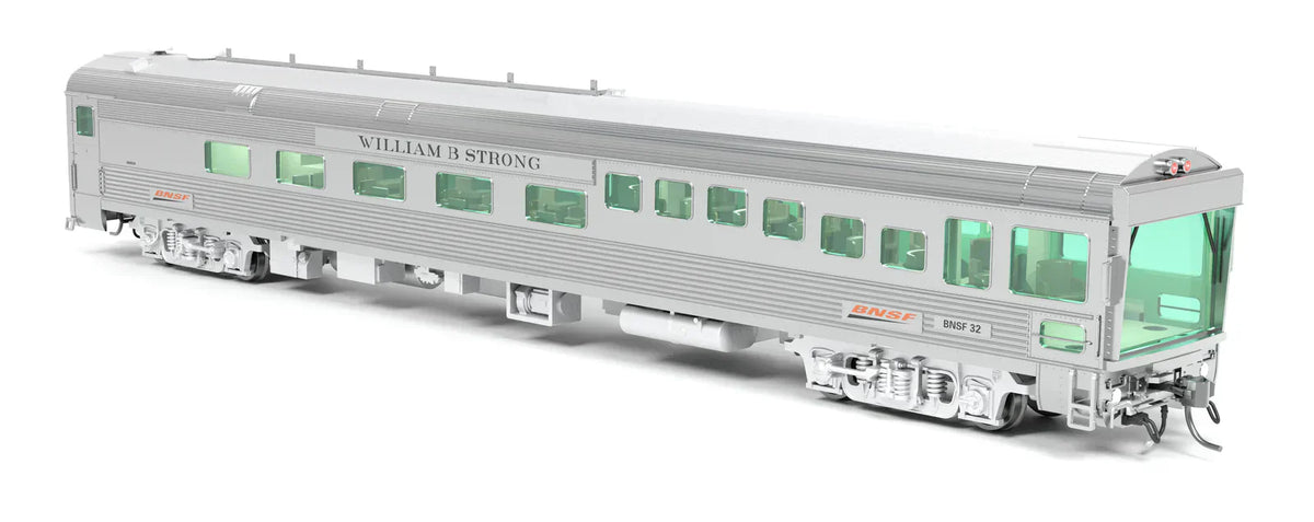 Broadway Limited Imports Passenger - Obs BLI 9995 HO Scale ATSF Track Inspection Car ATSF 32 "William Barstow Strong", 2013-2018 Appearance