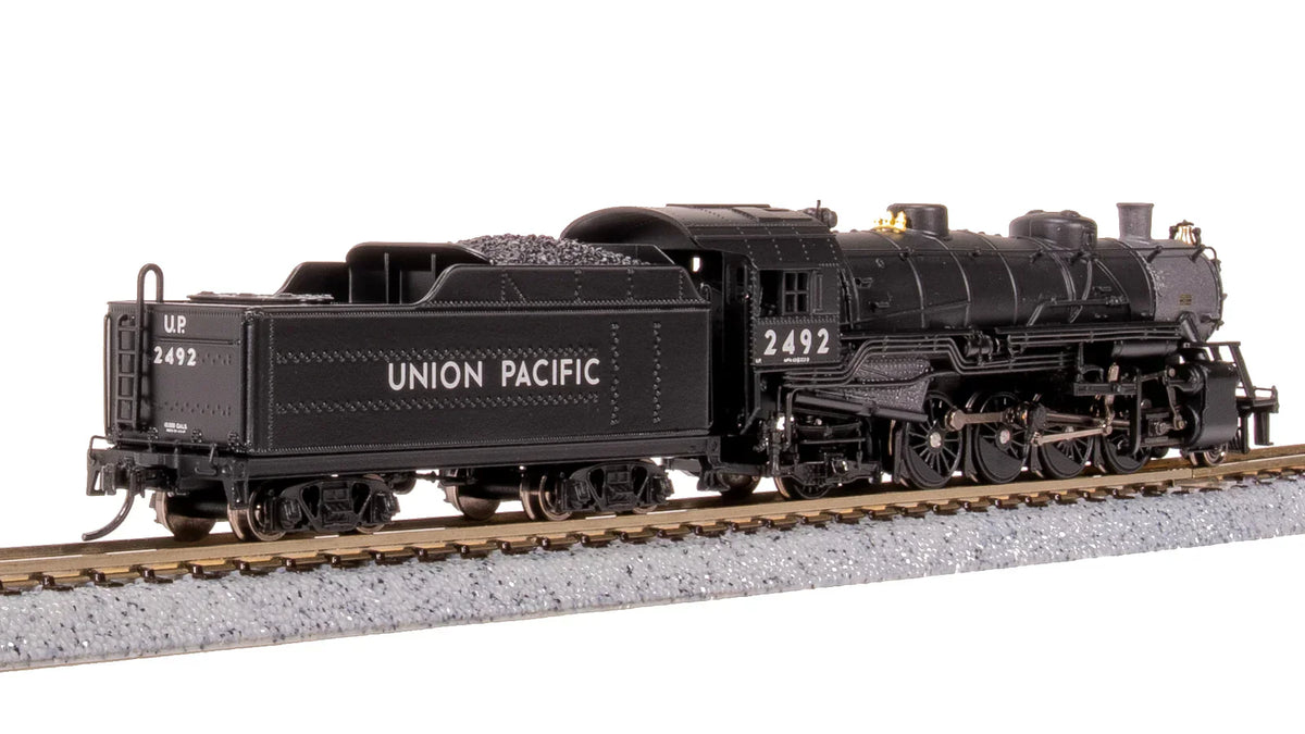 Broadway Limited Imports Steam Loco - 2-8-2 BLI 7864 N Scale USRA 2-8-2 Mikado Steam Locomotive Union Pacific UP 2497 Paragon4 DCC
