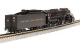 Broadway Limited Imports Steam Loco - 2-8-8-2 BLI 7224 N Scale Y6b 2-8-8-2 Steam Loco Norfolk Western N&W 2200 Paragon4 (Sound/DC/DCC)