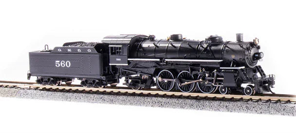 Broadway Limited Imports Steam Loco - 4-6-2 BLI 6245 N Scale 4-6-2 Pacific Steam Locomotive Gulf, Mobile & Ohio 564 Paragon3 DCC