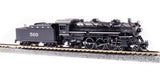 Broadway Limited Imports Steam Loco - 4-6-2 BLI 6245 N Scale 4-6-2 Pacific Steam Locomotive Gulf, Mobile & Ohio 564 Paragon3 DCC