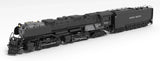Broadway Limited Imports Steam Loco - 4-6-6-4 BLI 6982 N Scale 4-6-6-4 Challenger Steam Loco Union Pacific UP 3711 - Paragon4 (DC/DCC/Sound/Smoke - Oil Tender)