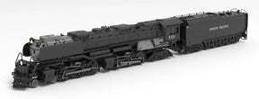 Broadway Limited Imports Steam Loco - 4-6-6-4 BLI 6982 N Scale 4-6-6-4 Challenger Steam Loco Union Pacific UP 3711 - Paragon4 (DC/DCC/Sound/Smoke - Oil Tender)