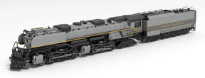 Broadway Limited Imports Steam Loco - 4-6-6-4 BLI 6985 N Scale 4-6-6-4 Challenger Steam Loco Union Pacific UP 3977 - Paragon4 (DC/DCC/Sound/Smoke - Oil Tender)