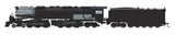 Broadway Limited Imports Steam Loco - 4-6-6-4 BLI 6991 N Scale 4-6-6-4 Challenger Steam Loco with Coal Tender Unlettered - Paragon4 (DC/DCC/Sound/Smoke)