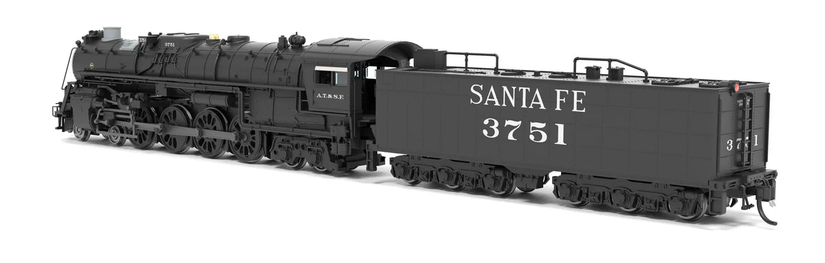 Broadway Limited Imports Steam Loco - 4-8-4 BLI 9415 N Scale 4-8-4 Steam Loco Santa Fe ATSF 3761 - DC
