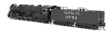 Broadway Limited Imports Steam Loco - 4-8-4 BLI 9415 N Scale 4-8-4 Steam Loco Santa Fe ATSF 3761 - DC