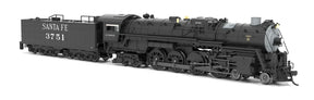 Broadway Limited Imports Steam Loco - 4-8-4 BLI 9415 N Scale 4-8-4 Steam Loco Santa Fe ATSF 3761 - DC