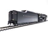 Broadway Limited Imports Steam Loco - 6-8-6 BLI 6186 HO Scale 6-8-6 Pennsylvania S2 Turbine Steam Loco PRR 6200 (Large Shields) Paragon4 Hybrid