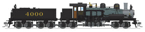 Broadway Limited Imports Steam Loco - Shay BLI 7813 HO Scale Class D 4 Truck Shay Southern (As-Delivered) 4000 - Paragon4 (Sound/DC/DCC/Smoke)