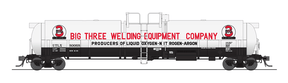 Broadway Limited Imports Tank Car BLI 6323 HO Scale Cryogenic Tank Car Big 3 Welding UTLX Single Car