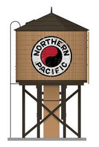 Broadway Limited Imports Water Tower Broadway Limited Imports 7921 HO Scale Wood Water Tower - Northern Pacific NP (Operating/Sound)