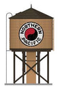 Broadway Limited Imports Water Tower Broadway Limited Imports 7921 HO Scale Wood Water Tower - Northern Pacific NP (Operating/Sound)