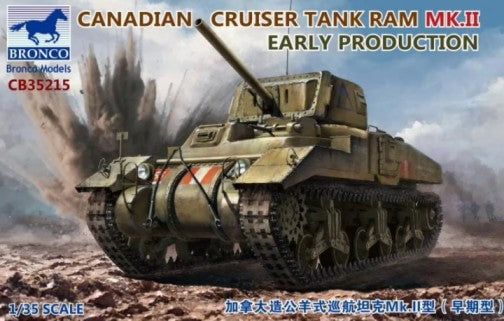 Bronco MILITARY MODEL Bronco Canadian Cruiser Tank Ram Mk II Early Production Tank 1/35