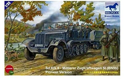 Bronco MILITARY MODEL Bronco  SdKfz 6 (BN9b) Middle Halftrack 5-Ton Vehicle Pioneer Version 1/35