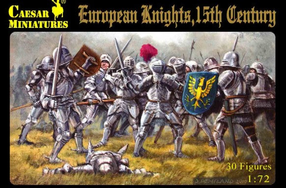Ceasar Miniatures WARGAMES Caesar Miniatures 15th Century European Knights  1/72